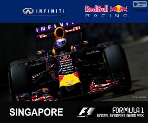 yapboz Ricciardo 2015 G.P Singapur